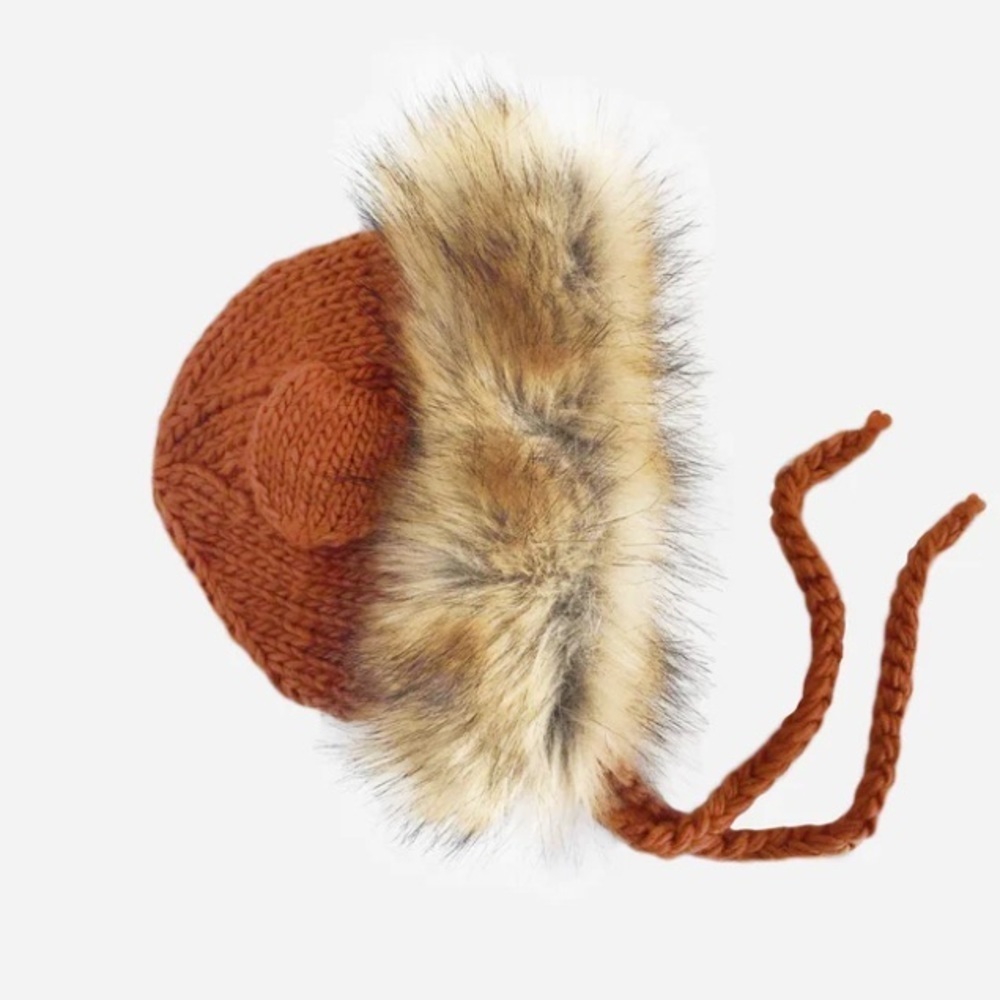 Anthropologie-The Blueberry Hill Lion Hat new with tags xs 3-6 months